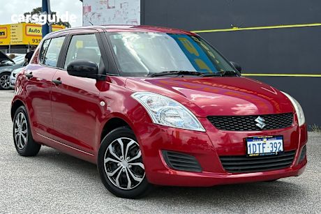 Red 2011 Suzuki Swift Hatchback Ga