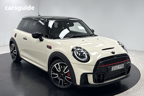White 2021 Mini Cooper Hatchback John Cooper Works Classic 3D H