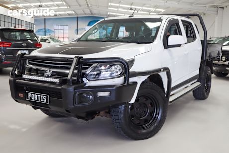 White 2018 Holden Colorado Crew Cab Chassis Ls (4X4)