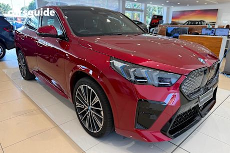 Red 2024 BMW IX2 Wagon Edrive20 M Sport