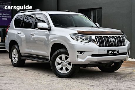 Silver 2018 Toyota Landcruiser Prado Wagon Gxl (4X4)