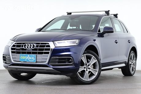 Blue 2020 Audi Q5 Wagon 40 Tdi Quattro Sport Mhev