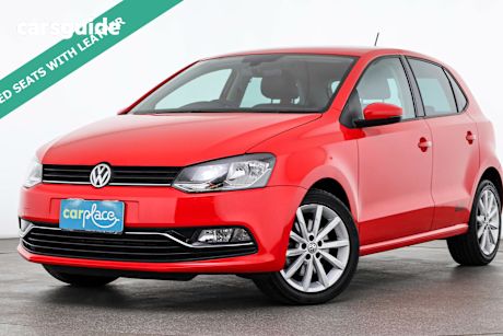 Red 2017 Volkswagen Polo Hatchback Urban + (81Tsi)