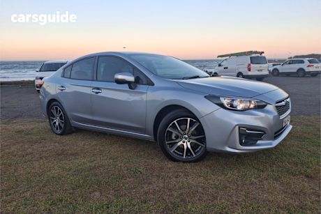 Silver 2017 Subaru Impreza Sedan 2.0L (Awd)