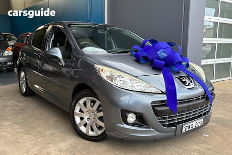Grey 2010 Peugeot 207 Hatchback Sportium