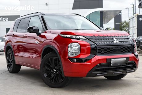 Red 2025 Mitsubishi Outlander Wagon Phev Gsr (Awd)