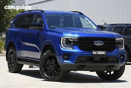 Blue 2025 Ford Everest Wagon Sport (Rwd)