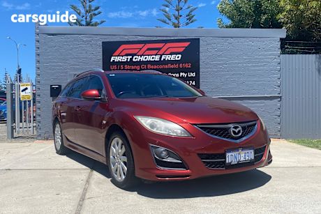 Red 2011 Mazda 6 Wagon Touring