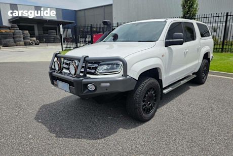 White 2018 Volkswagen Amarok Dual Cab Utility V6 Tdi 550 Ultimate