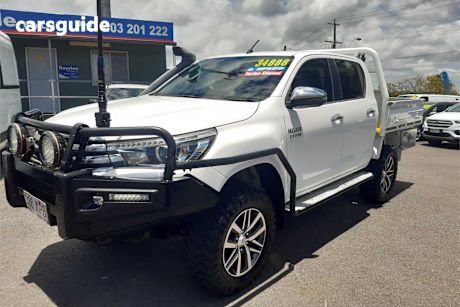 White 2017 Toyota Hilux Dual Cab Utility Sr5 (4X4)