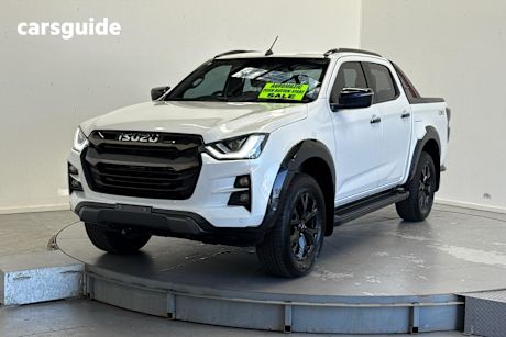 White 2023 Isuzu D-MAX Crew Cab Utility X-Terrain (4X4)