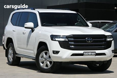 White 2023 Toyota Landcruiser Wagon Lc300 Gxl (4X4)