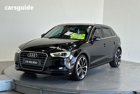 Black 2015 Audi A3 Hatchback Sportback 1.8 Tfsi Ambition