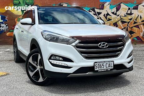 White 2018 Hyundai Tucson Wagon Highlander R-Series (Awd)