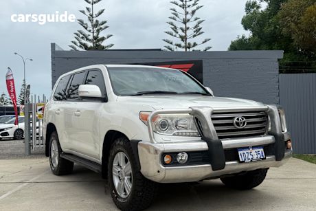 White 2012 Toyota Landcruiser Wagon Vx (4X4)