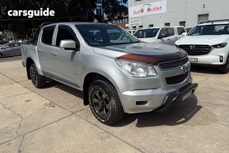 Silver 2014 Holden Colorado Crew Cab Pickup Lx (4X4)
