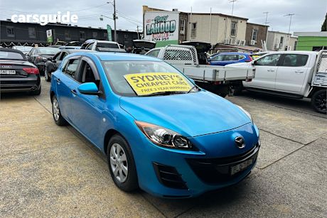 Blue 2009 Mazda 3 Hatchback Neo