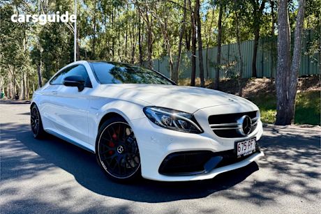White 2017 Mercedes-Benz C63 Coupe S