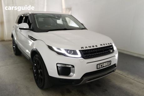 White 2016 Land Rover Range Rover Evoque Wagon Td4 150 Se