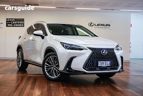 White 2024 Lexus NX350H Wagon Sports Luxury Hybrid Awd
