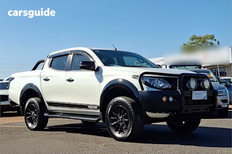 White 2018 Mitsubishi Triton Dual Cab Utility Gls (4X4)