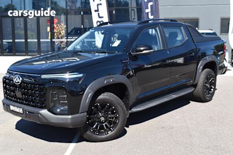 Black 2024 LDV T60 Double Cab Utility Max Plus (4X4)