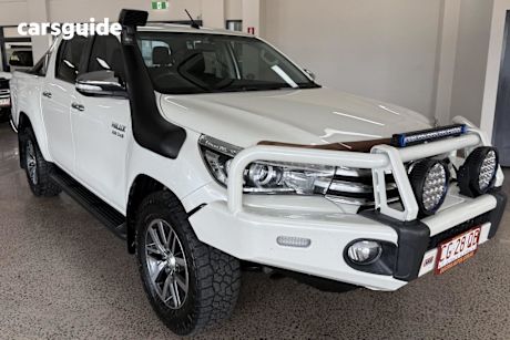 White 2016 Toyota Hilux Dual Cab Utility Sr5 (4X4)