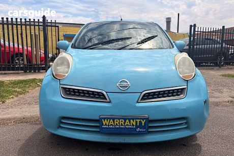 Turquoise 2008 Nissan Micra Hatchback