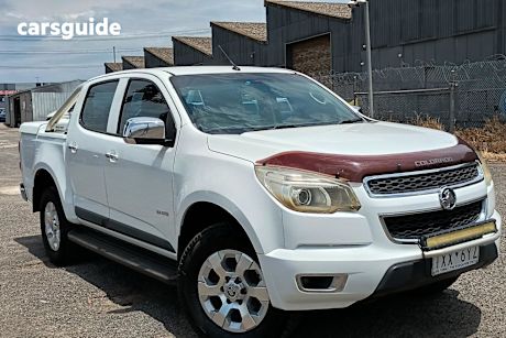 White 2013 Holden Colorado Crew Cab Pickup Ltz (4X2)