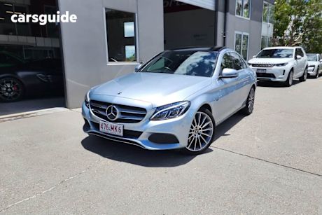 Silver 2018 Mercedes-Benz C350 Sedan E (Hybrid)