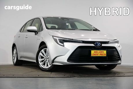 Silver 2023 Toyota Corolla Sedan Ascent Sport Hybrid