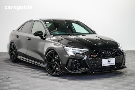 Black 2022 Audi RS3 Sedan 2.5 Tfsi S Tronic