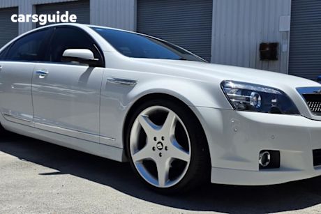 White 2015 Holden Caprice Sedan V