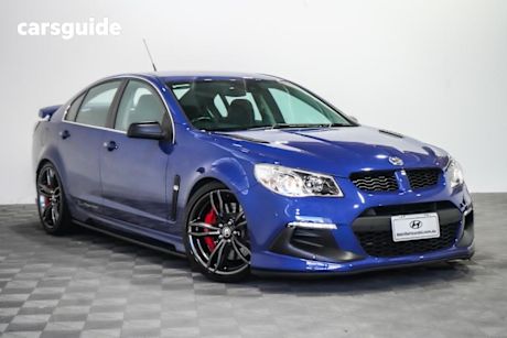 Blue 2015 HSV Clubsport Sedan R8 Lsa