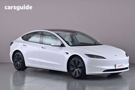 White 2024 Tesla Model 3 Sedan Long Range