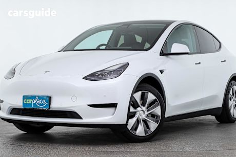 White 2022 Tesla Model Y Wagon Rear-Wheel Drive
