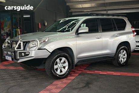 Silver 2014 Toyota Landcruiser Prado Wagon Gxl (4X4)