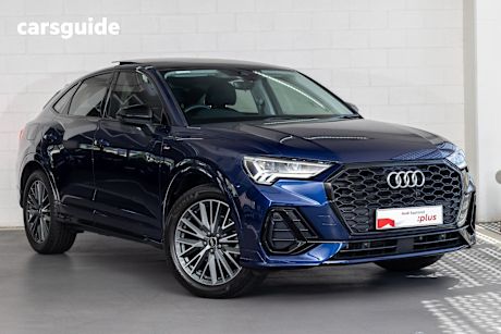 Blue 2022 Audi Q3 Sportback 35 Tfsi S Line
