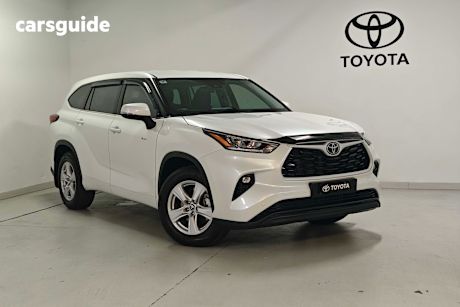 White 2025 Toyota Kluger Wagon Gx Hybrid Awd