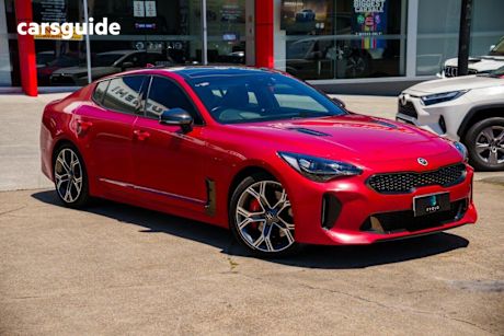 Red 2017 Kia Stinger Sedan Gt (Black Leather)