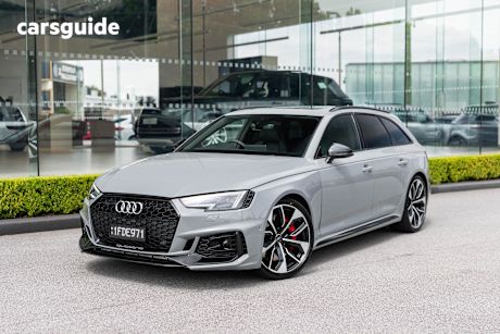 Grey 2018 Audi RS4 Wagon Avant Quattro