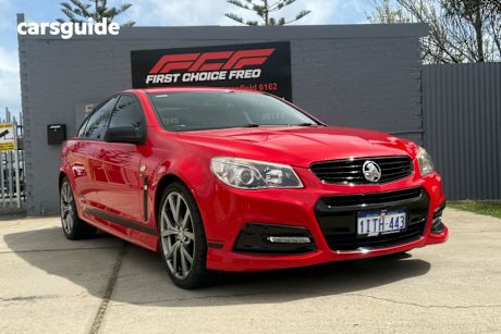 Red 2013 Holden Commodore Sedan SS VF