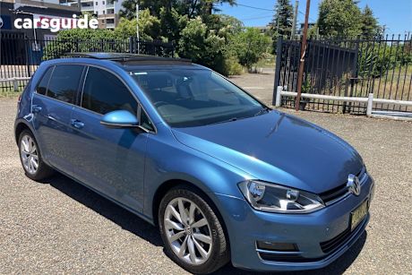 Blue 2014 Volkswagen Golf Hatchback 103 Tsi Highline