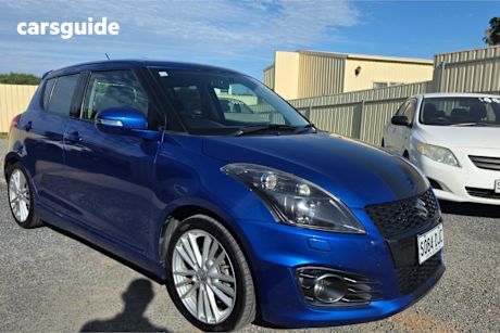 Blue 2012 Suzuki Swift Hatchback Sport