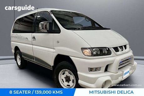 White 2000 Mitsubishi Delica Commercial SPACE GEAR CHAMONIX