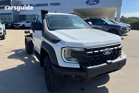 White 2025 Ford RANGER SUPER DUTY Ute Tray 4X4