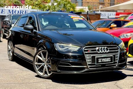 Black 2016 Audi S3 Hatch SPORTBACK 2.0 TFSI S TRONIC 8V MY17