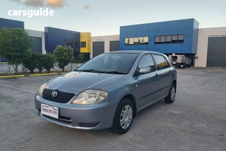 Grey 2002 Toyota Corolla Wagon Ascent