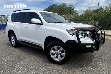White 2021 Toyota Landcruiser Prado Wagon Gxl