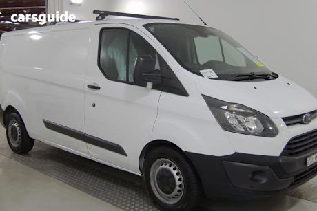 White 2015 Ford Transit Custom Van 330L (Lwb)